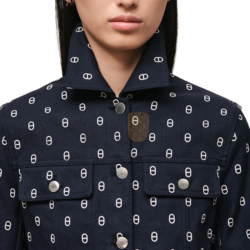 HERMES CHAINE D'ANCRE DENIM JACKET H6E0215D3H540